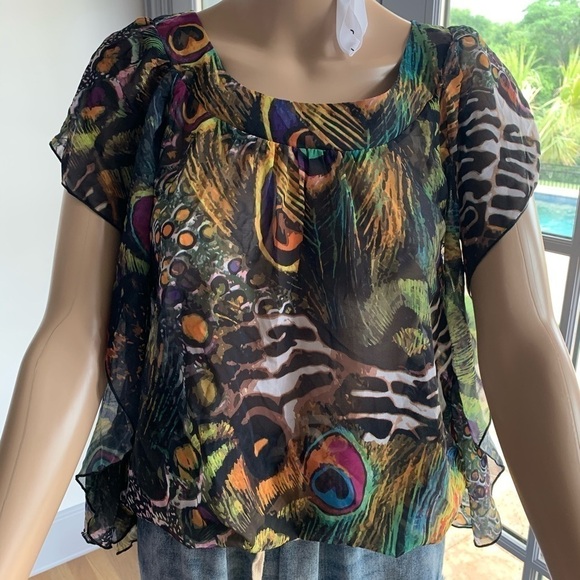 APART Multi-print Blouse - Picture 3 of 13